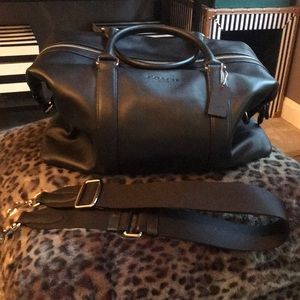 Authentic Coach Leather Duffel Bag